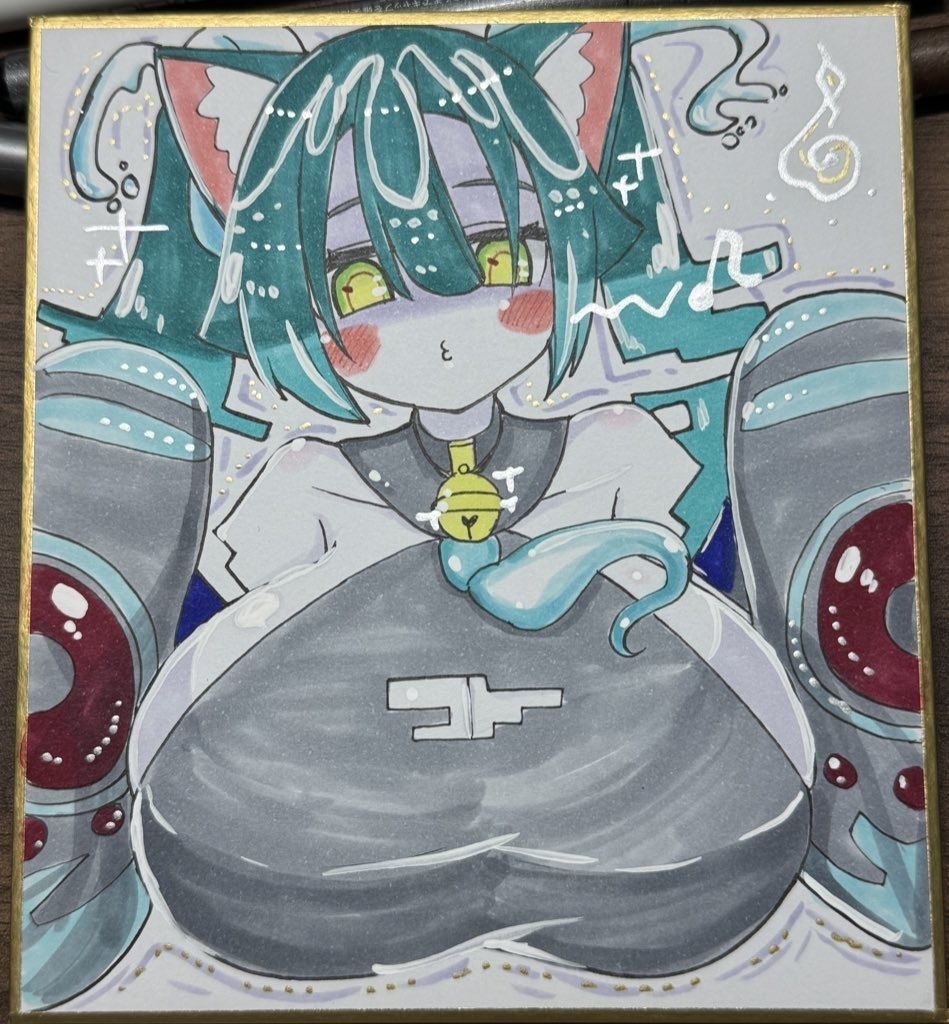 ゴーストタイプミクちゃん色紙