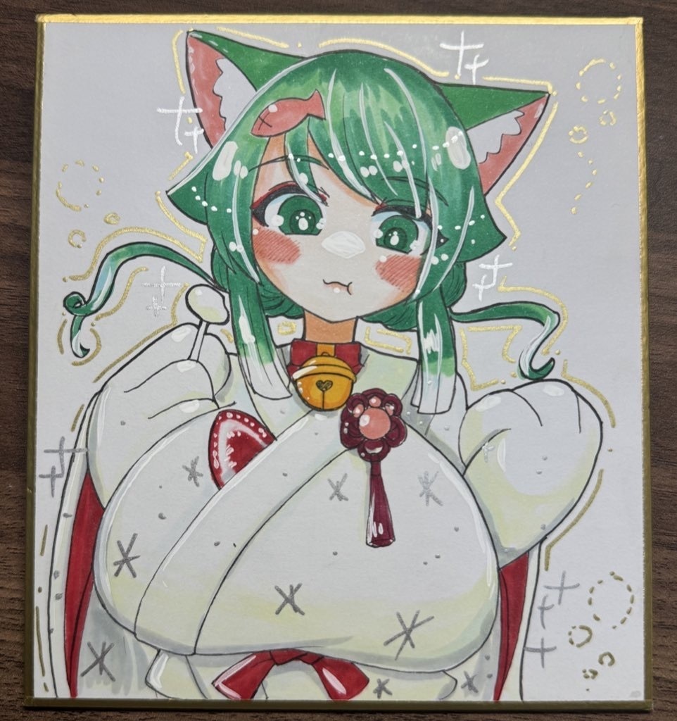 雪ミク2013ちゃん色紙