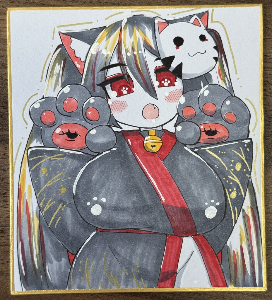 ラセツトムクロちゃん色紙