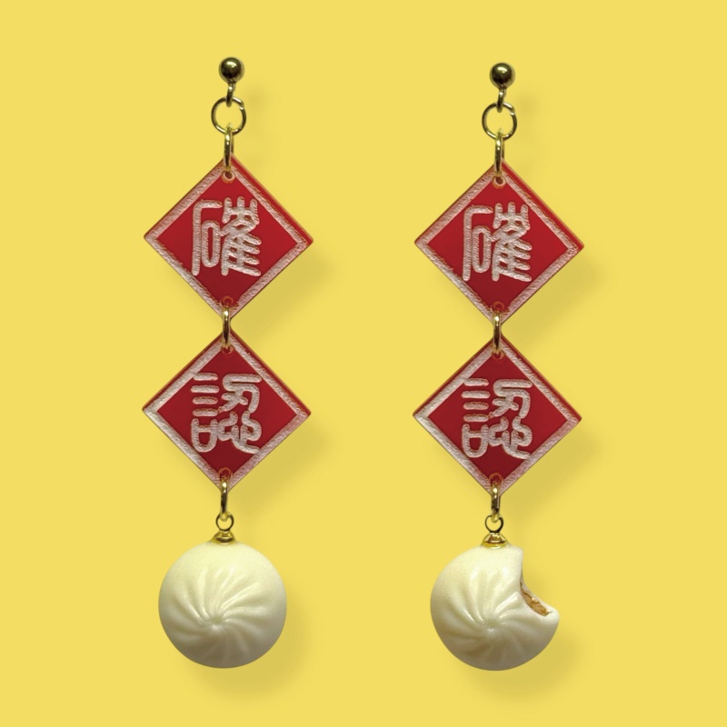 3連確認ピアス