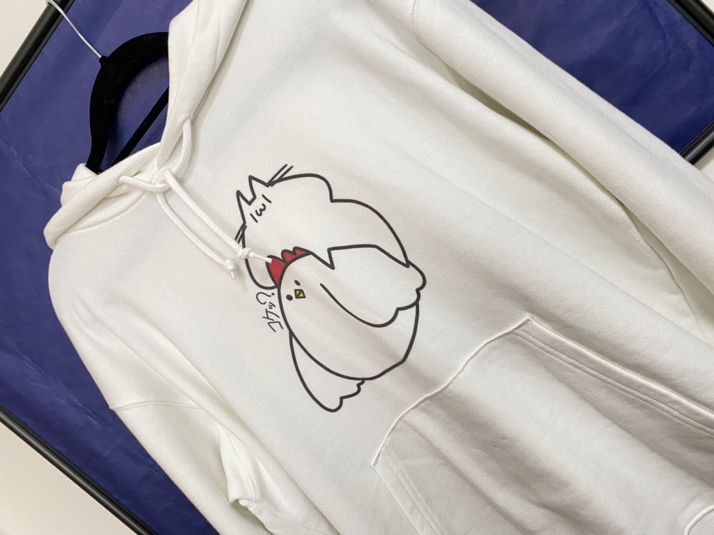 なぎゅまるずパーカー~にわとりとねこ~