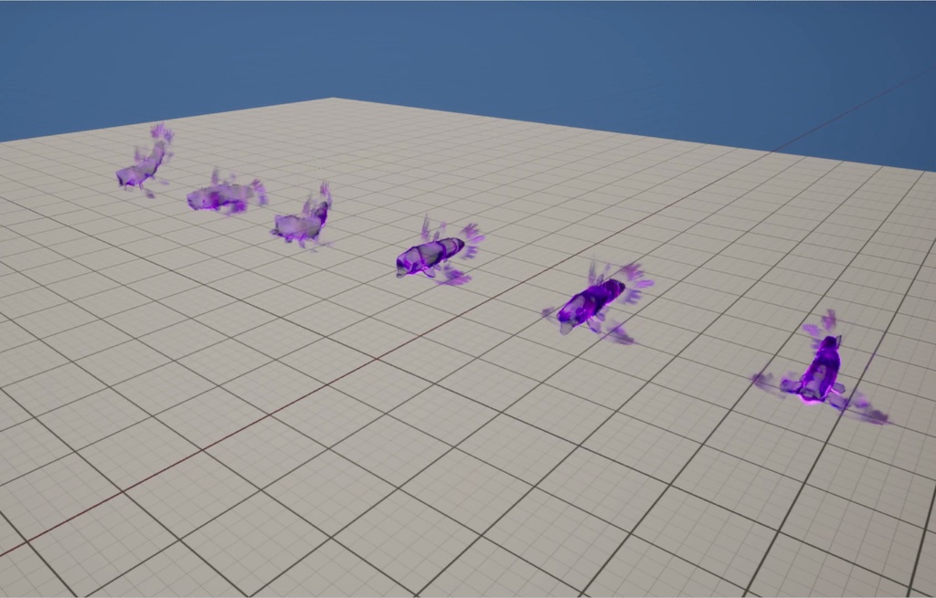 【UE5用】シーラカンスのモンスター