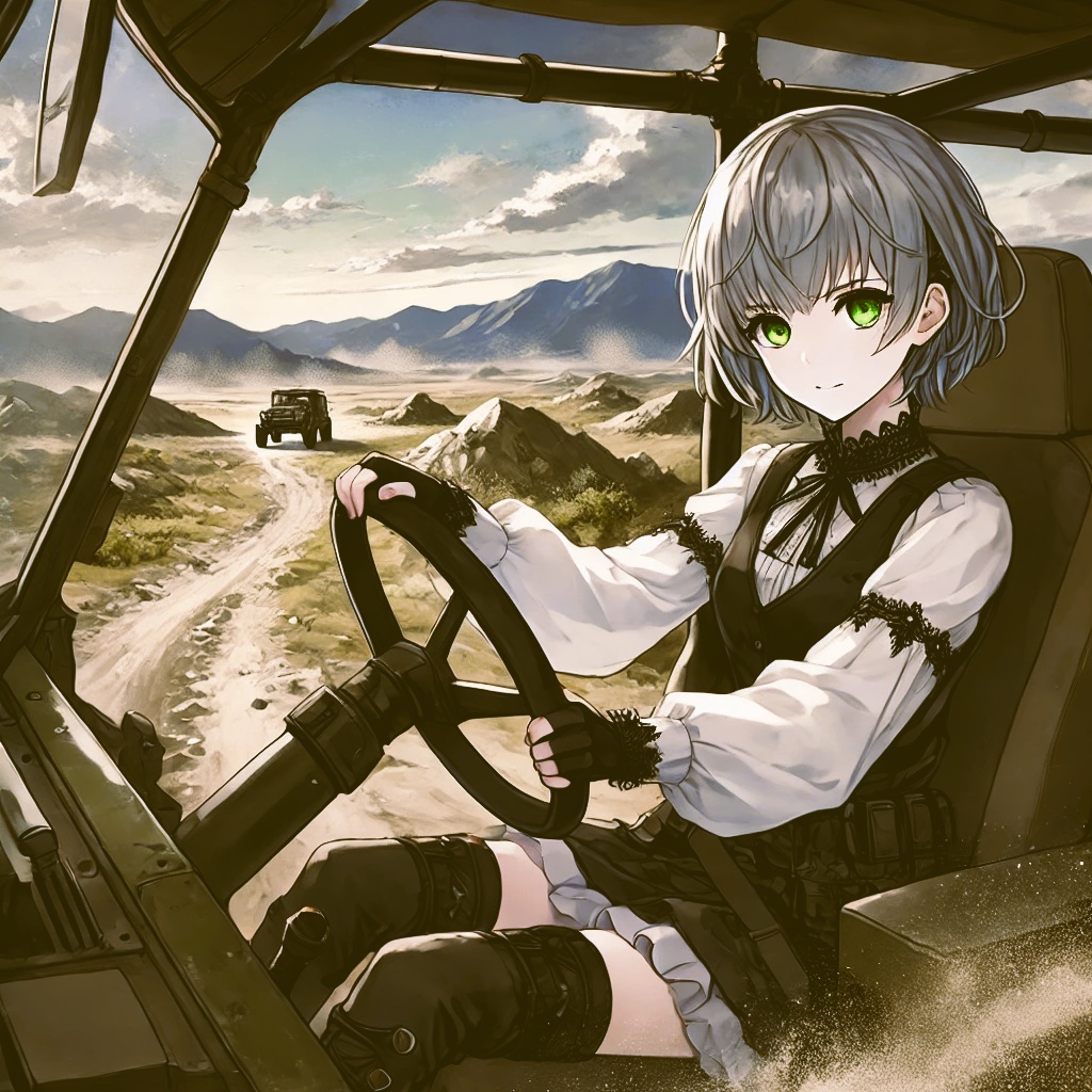 【フリー音楽】荒野のドライブ Drive Through the Wasteland