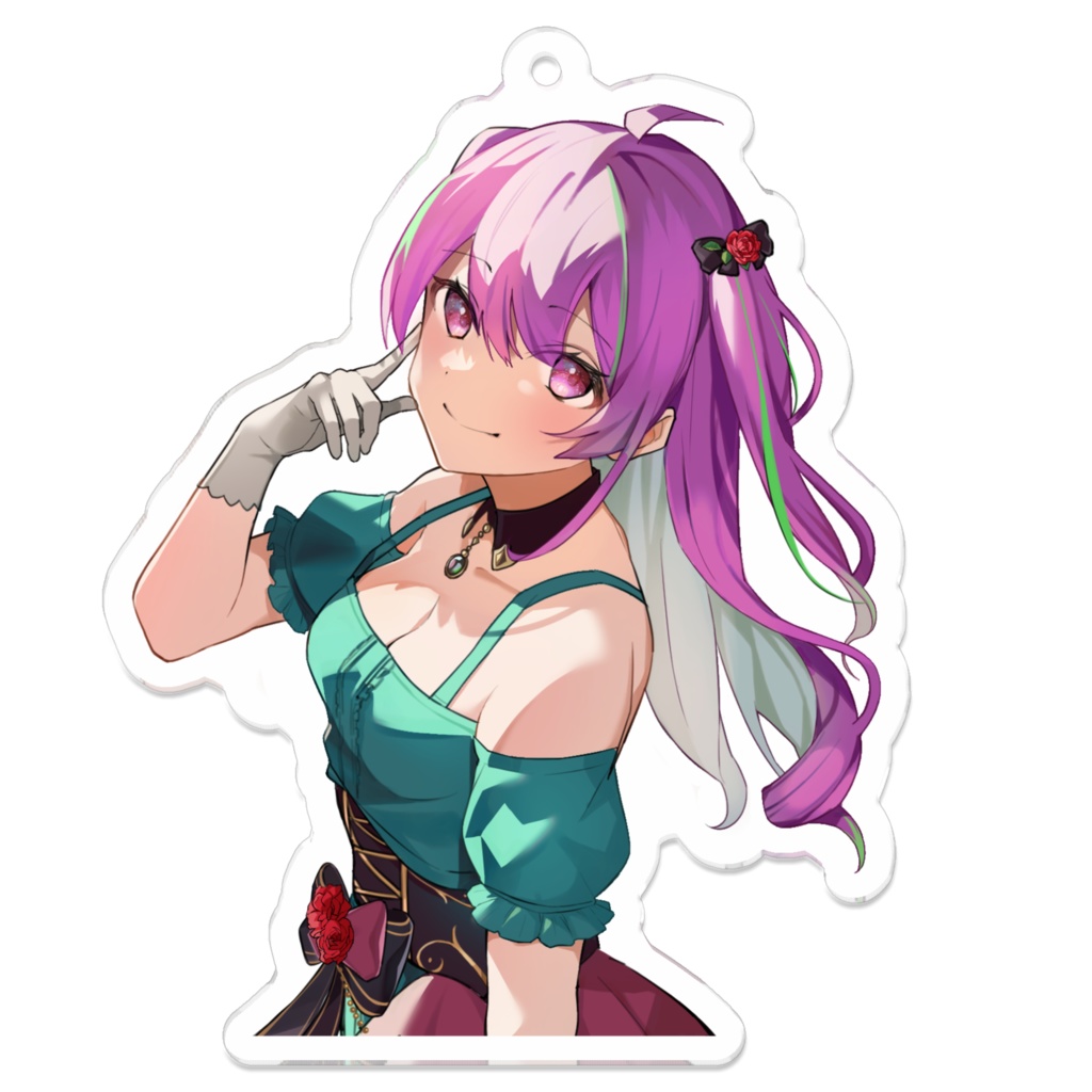 紅花まのんアクリルキーホルダー04