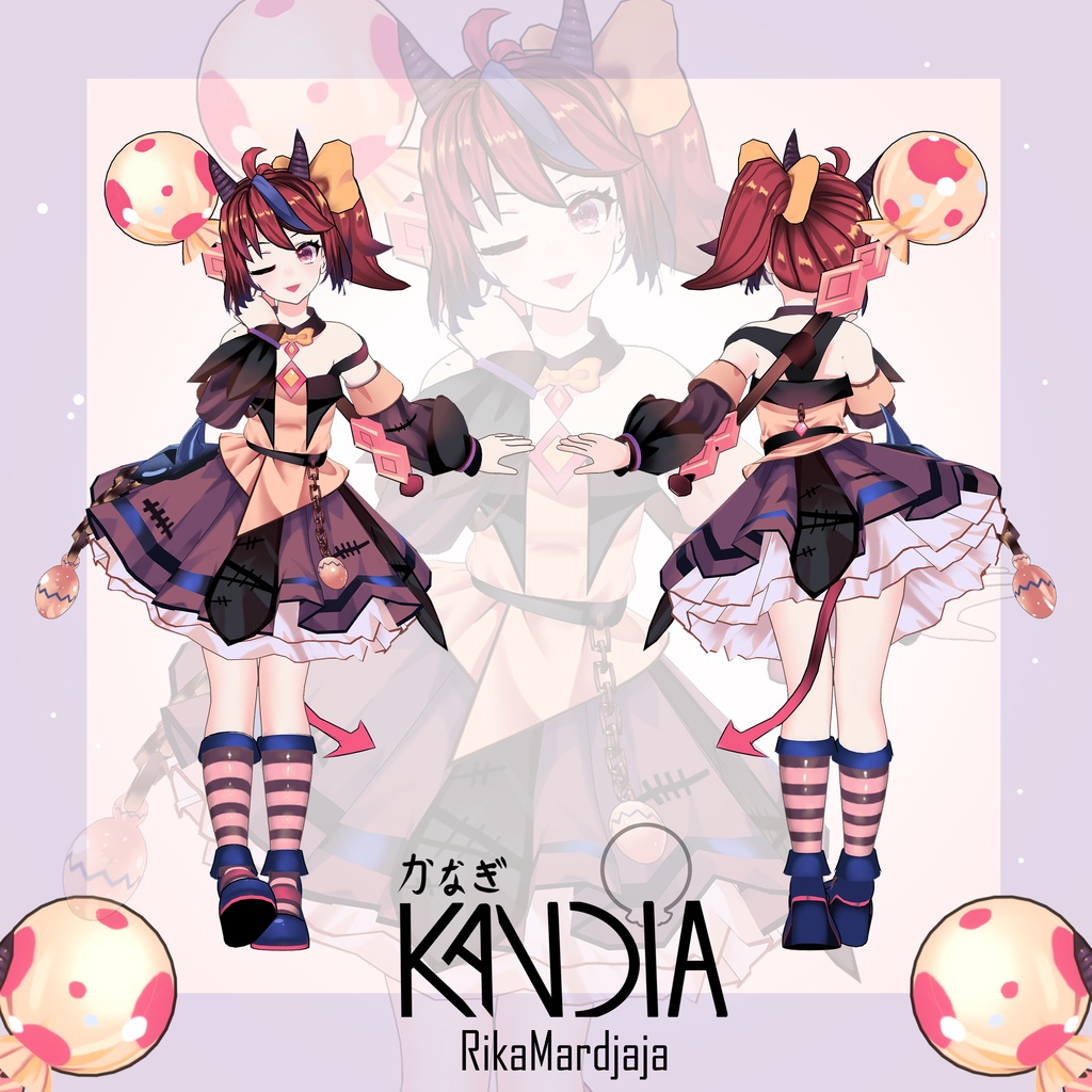 Kandia Kanagi [オリジナル3Dモデル] - Rika Mardjaja - 2/4