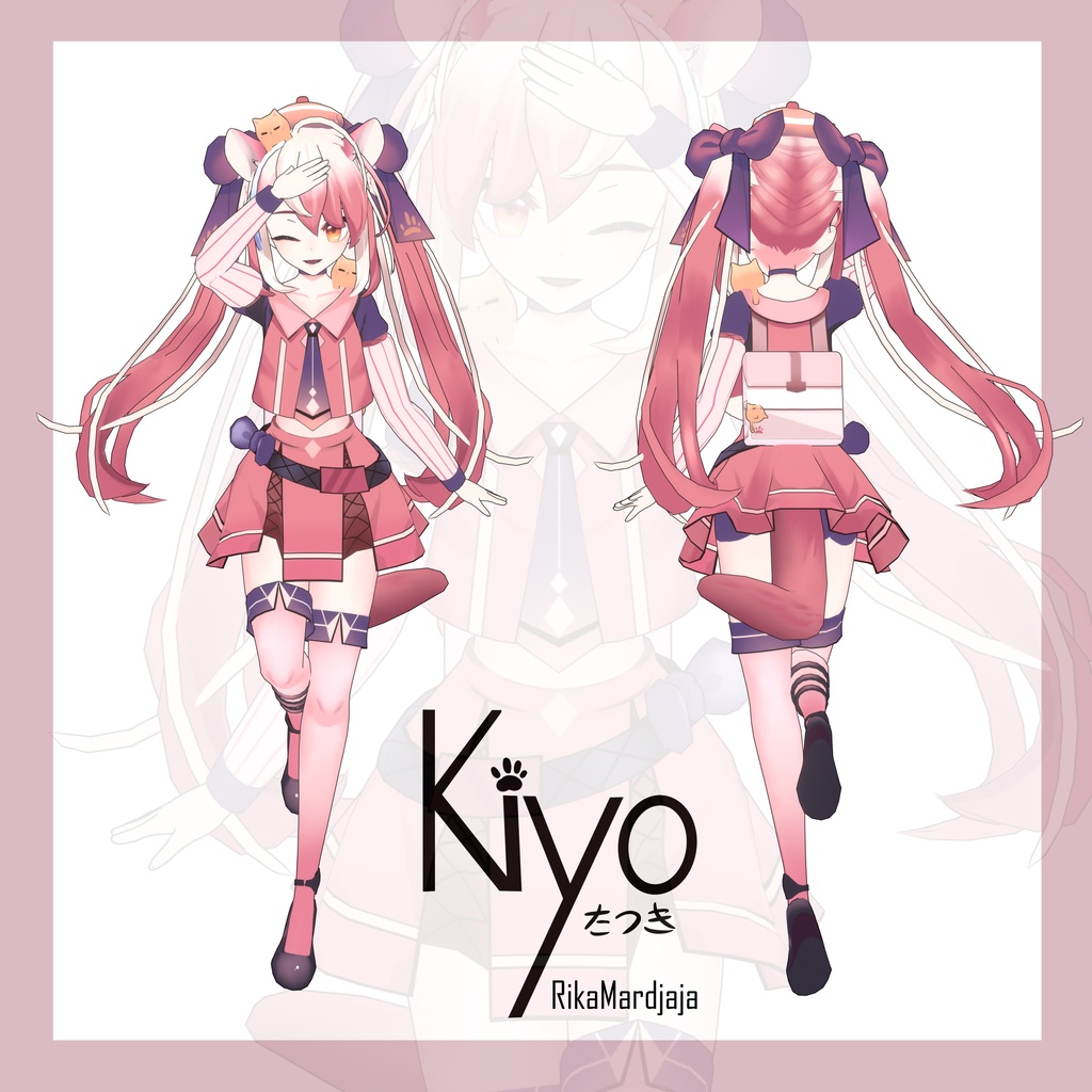 Kiyo Tatsuki [オリジナル3Dモデル] - Rika Mardjaja - 2/4