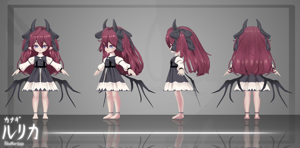 Rurika Kanagi オリジナル3Dモデル