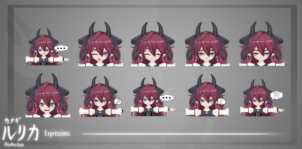 Rurika Kanagi オリジナル3Dモデル