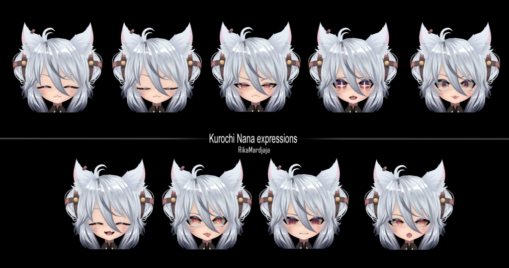Kurochi Nana [オリジナル3Dモデル] - Rika Mardjaja - 4/4