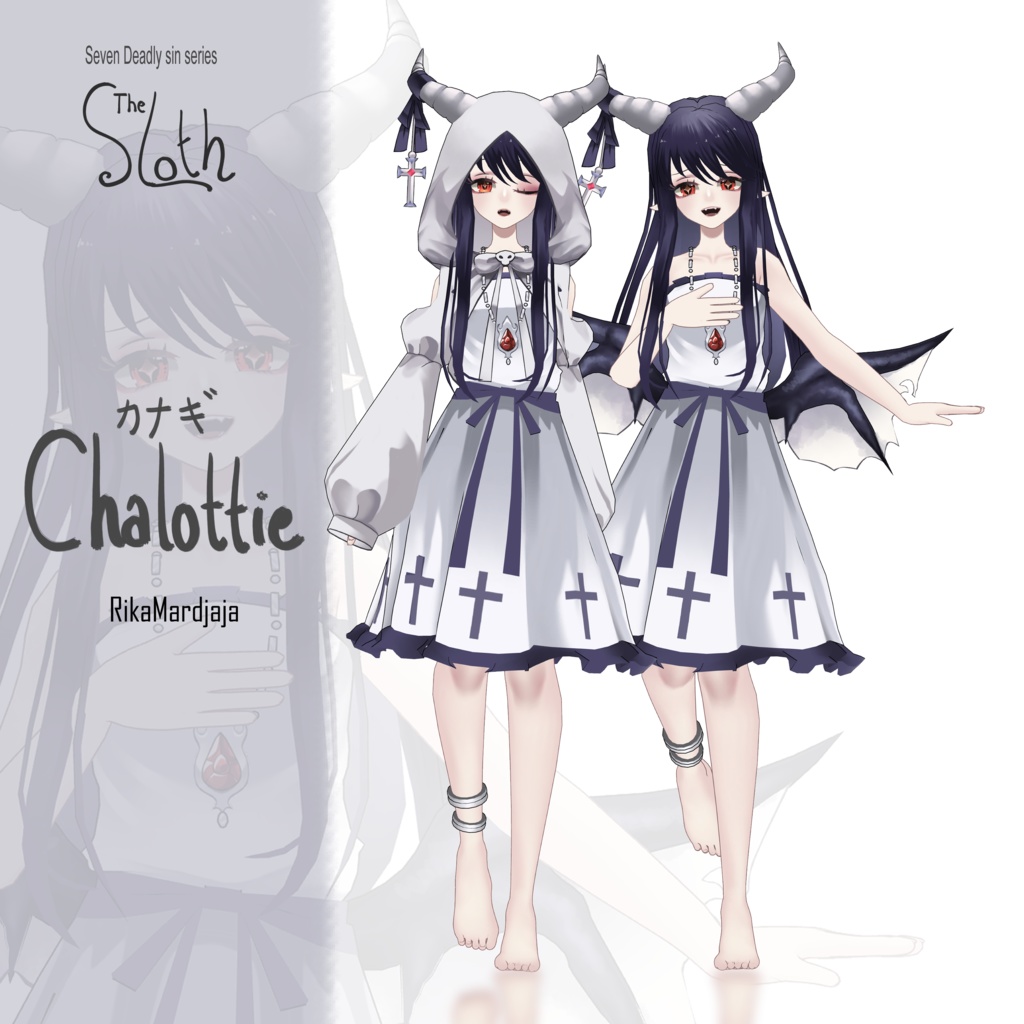 Chalottie [オリジナル3Dモデル] - Rika Mardjaja - 2/5