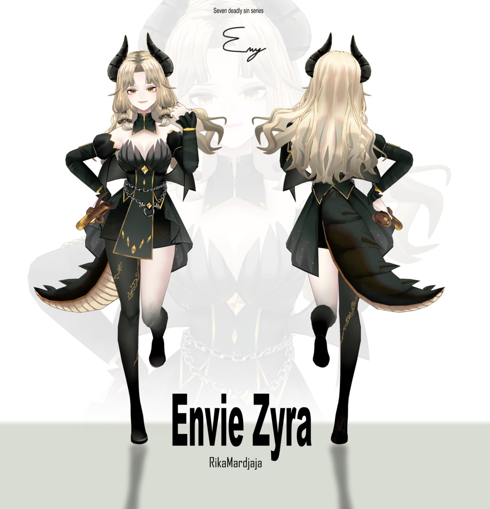 Envie Zyra [オリジナル3Dモデル] - Rika Mardjaja - 2/5