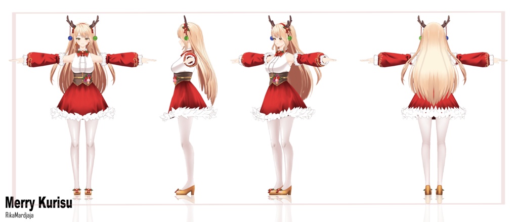 Merry Kurisu [オリジナル3Dモデル] ver 1.0.1 - Rika Mardjaja - 2/4