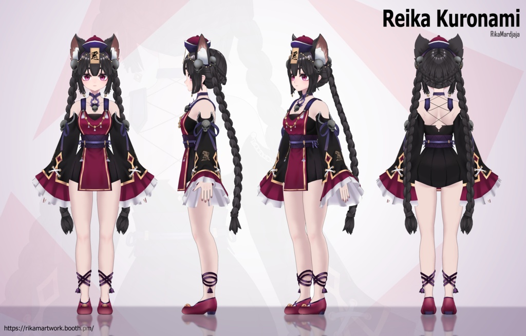Reika Kuronami [オリジナル3Dモデル] - Rika Mardjaja - 3/3