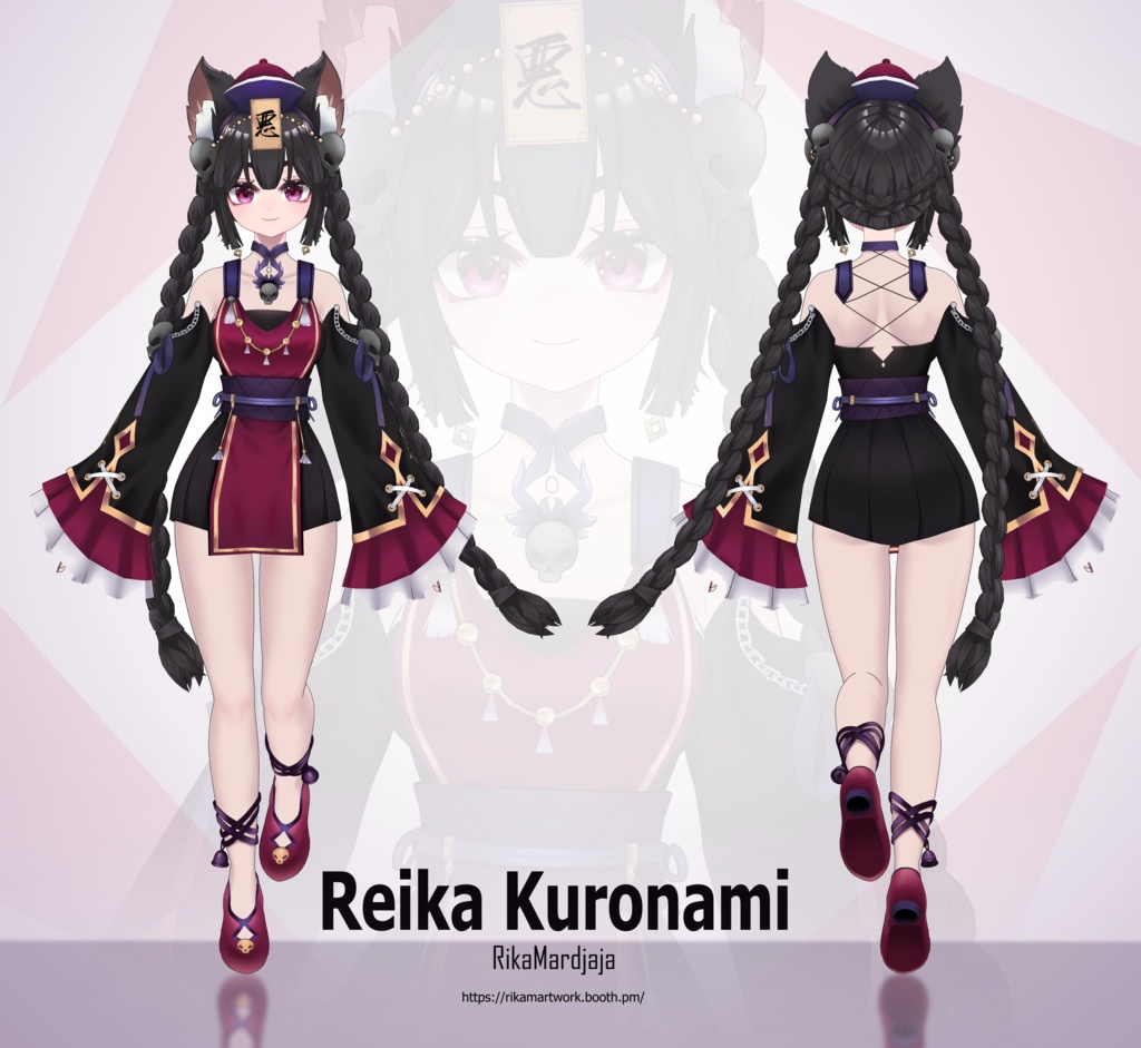 Reika Kuronami [オリジナル3Dモデル] - Rika Mardjaja - 2/3