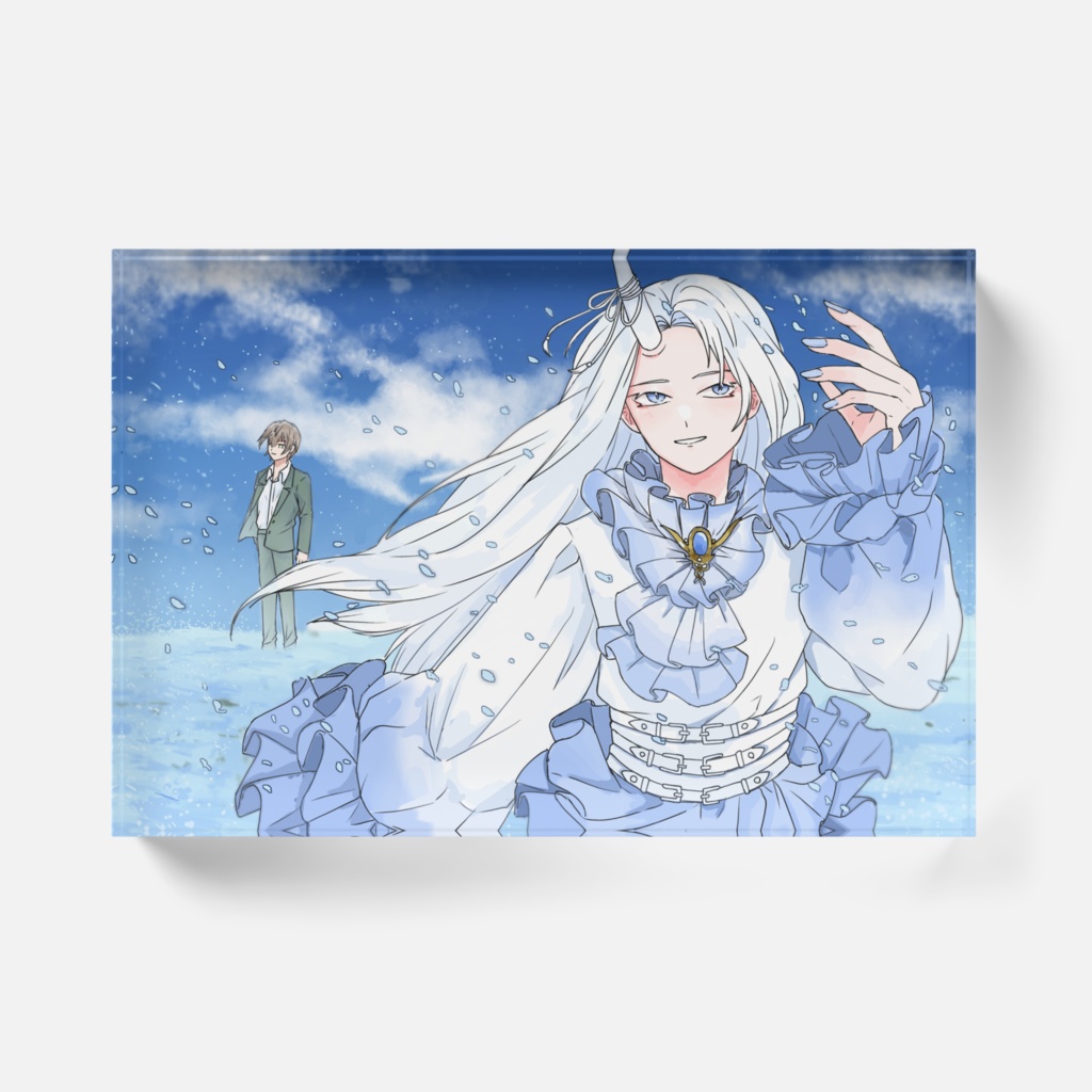 旅行アクリルブロック