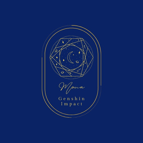 【原神キャラロゴ化計画】モナTシャツ