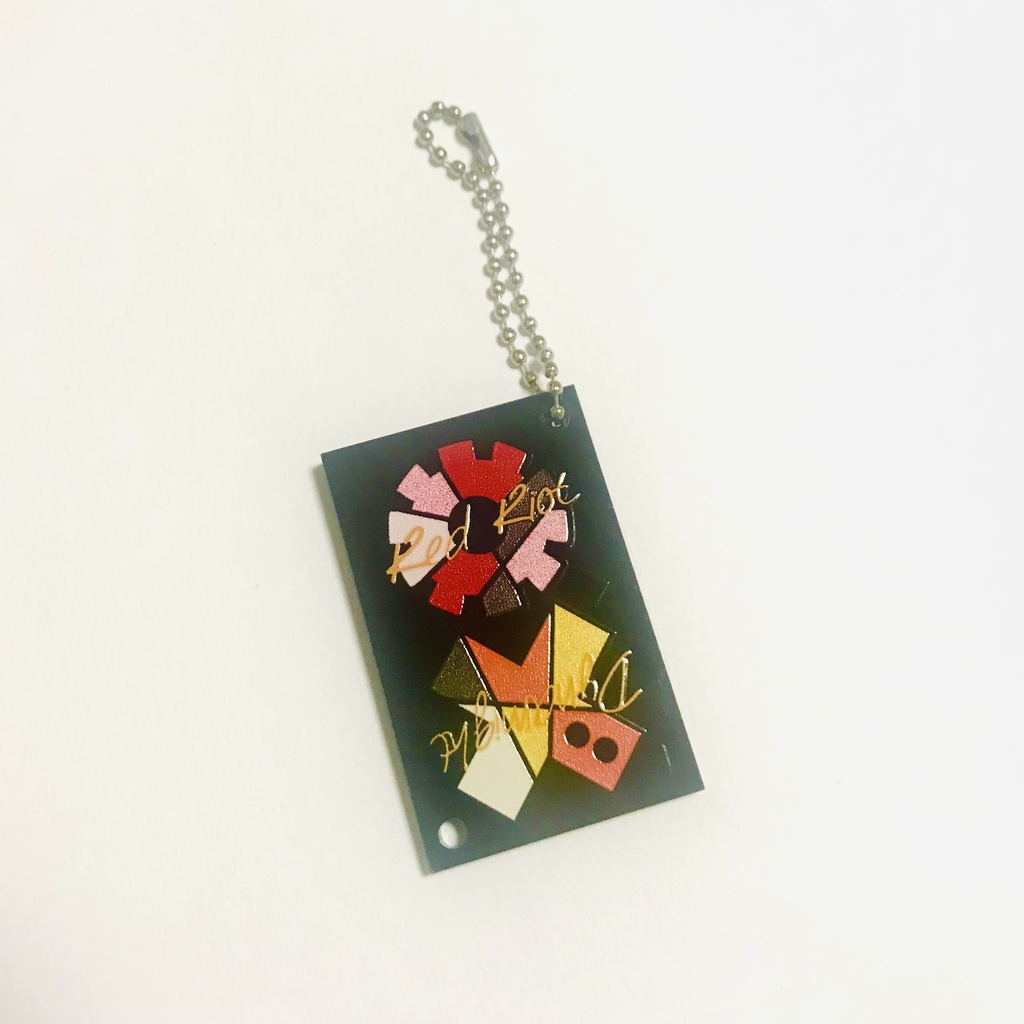 アイシャドウパレット風アクリルキーホルダー【ミニ】