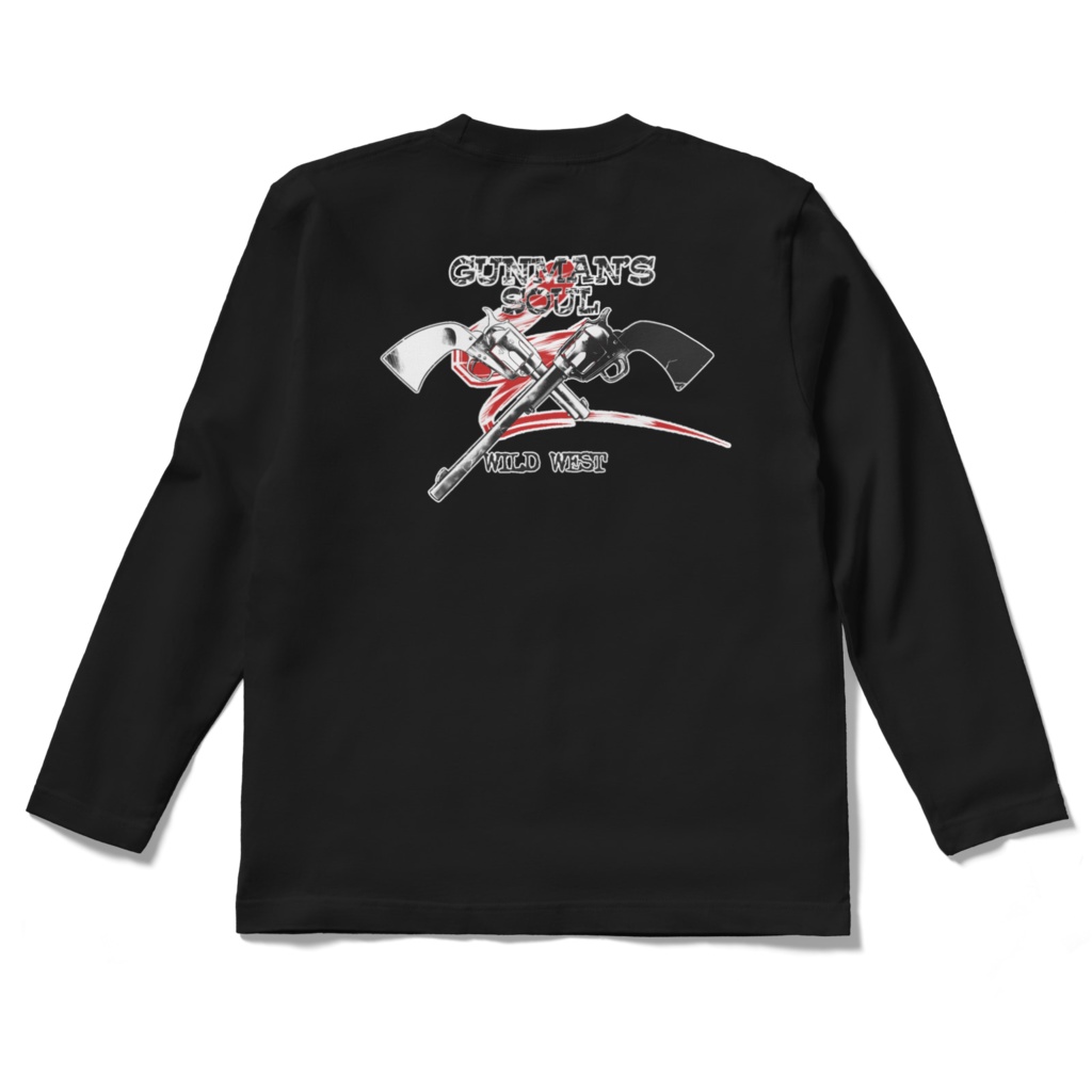 ロングスリーブtシャツ 背面 沈没船シー ホース号 Booth