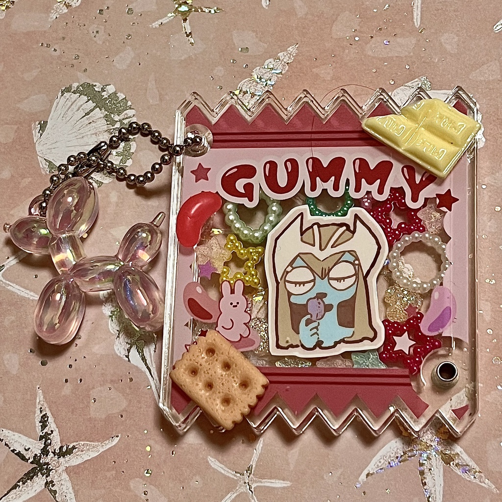 ygo二次創作シャカシャカキーホルダー/ホーリーエルフ