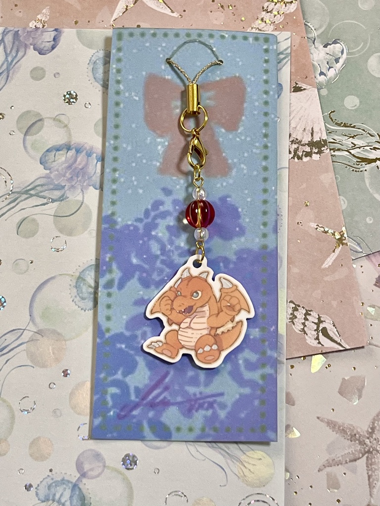 ygo二次創作ストラップ/ベビードラゴン