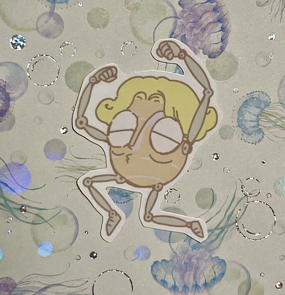 ygo二次創作ステッカー/ルンルンボムエッグ