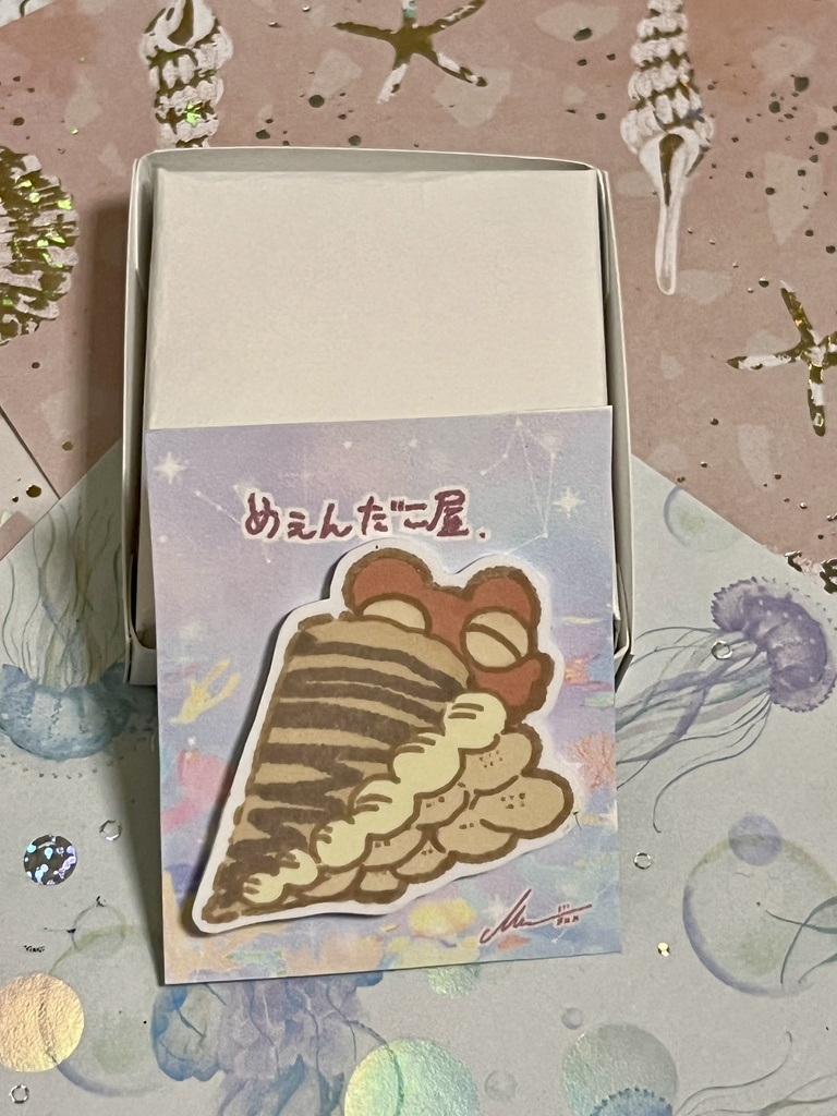 チョコバナナクレープめぇんピンズ