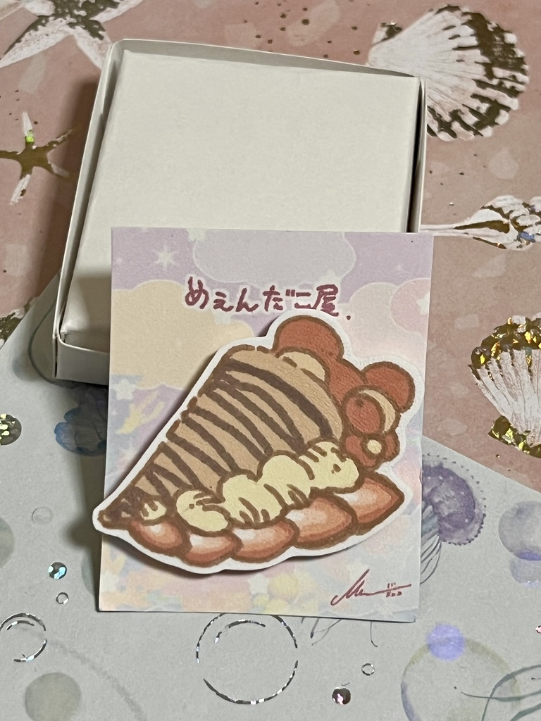 チョコいちごクレープめぇんピンズ