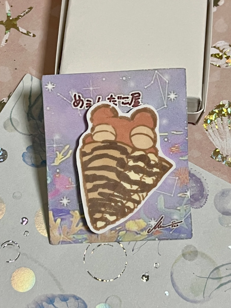 チョコ生クリームクレープめぇんピンズ