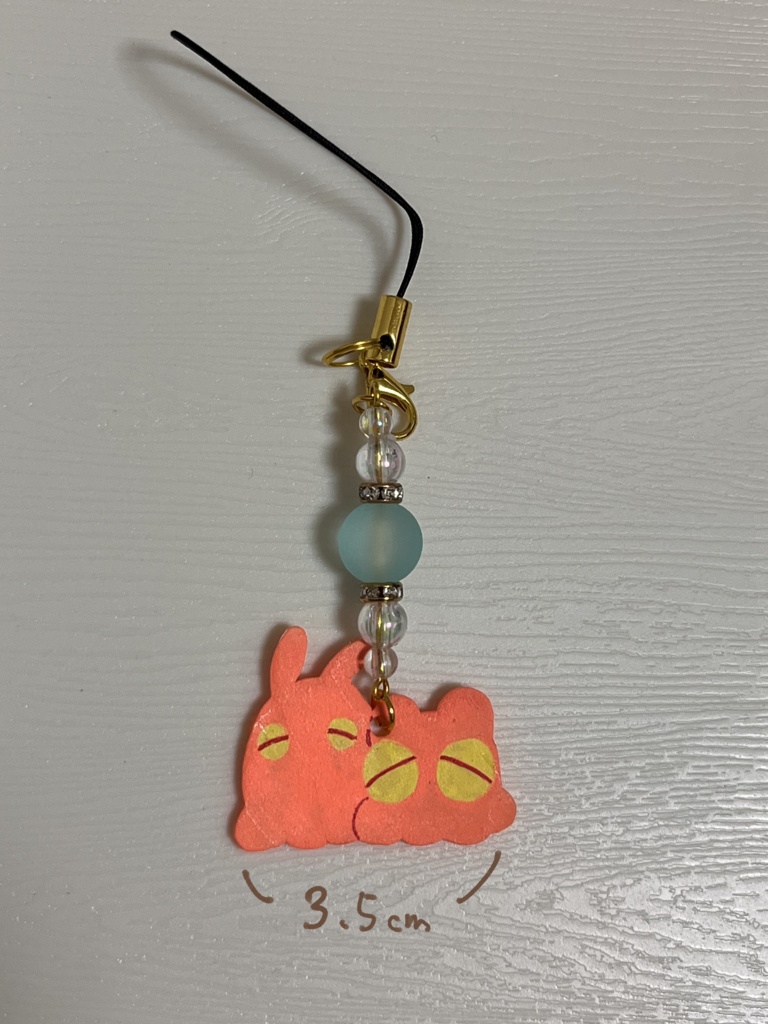 めぇん＆メンディープラ板ストラップ
