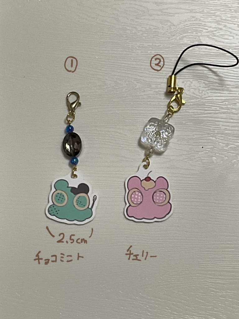 スイーツめんだこストラップ