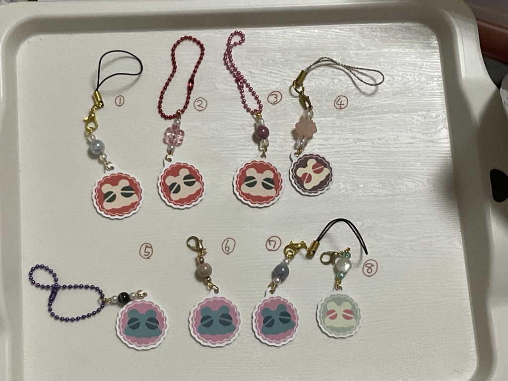 シックなめんだこストラップ