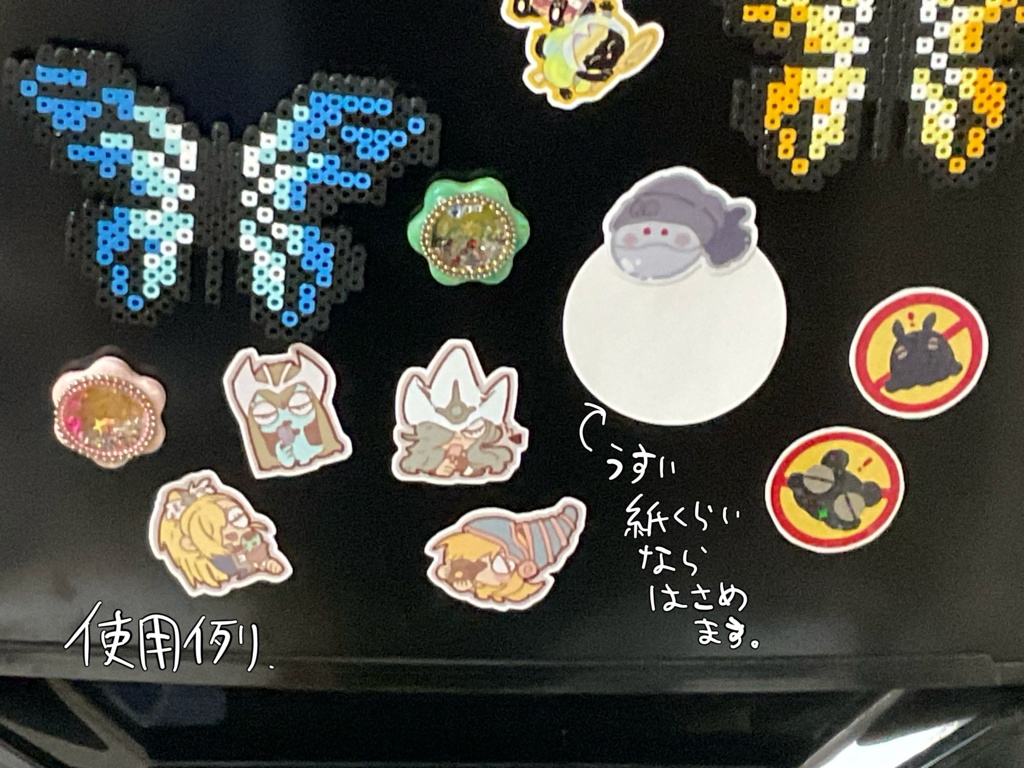 ygo二次創作グッズ/女子モンスタースイーツマグネットシート