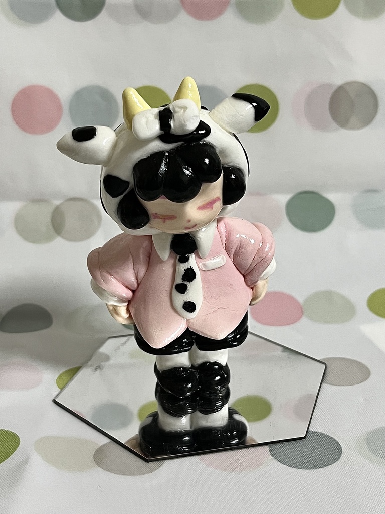 うとうと牛さんフィギュア