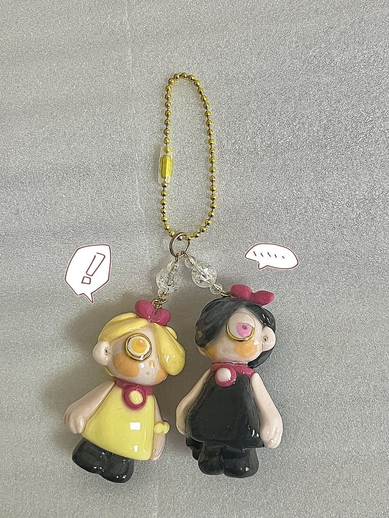 フィギュアストラップ(エビ姉妹)