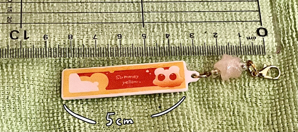 サマーイエローめんだこちゃんストラップ