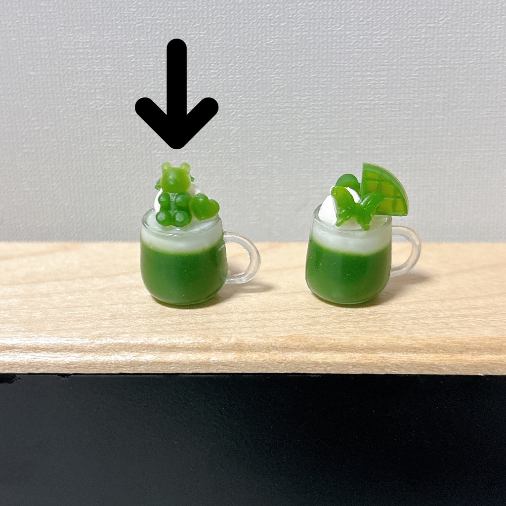 濃いめの抹茶みるく くまさんver