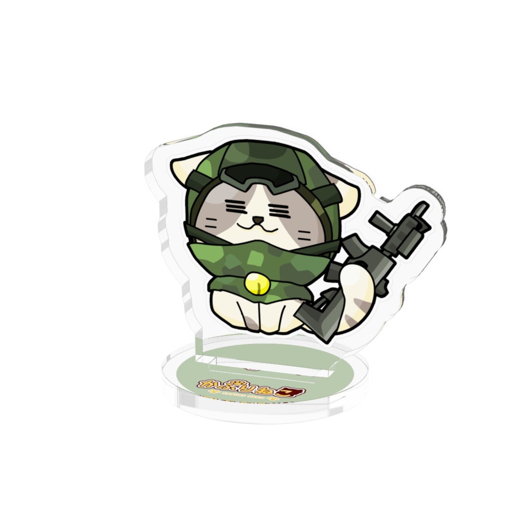 かぶりねこシリーズ【ねこサバイバル】アクリルフィギュア