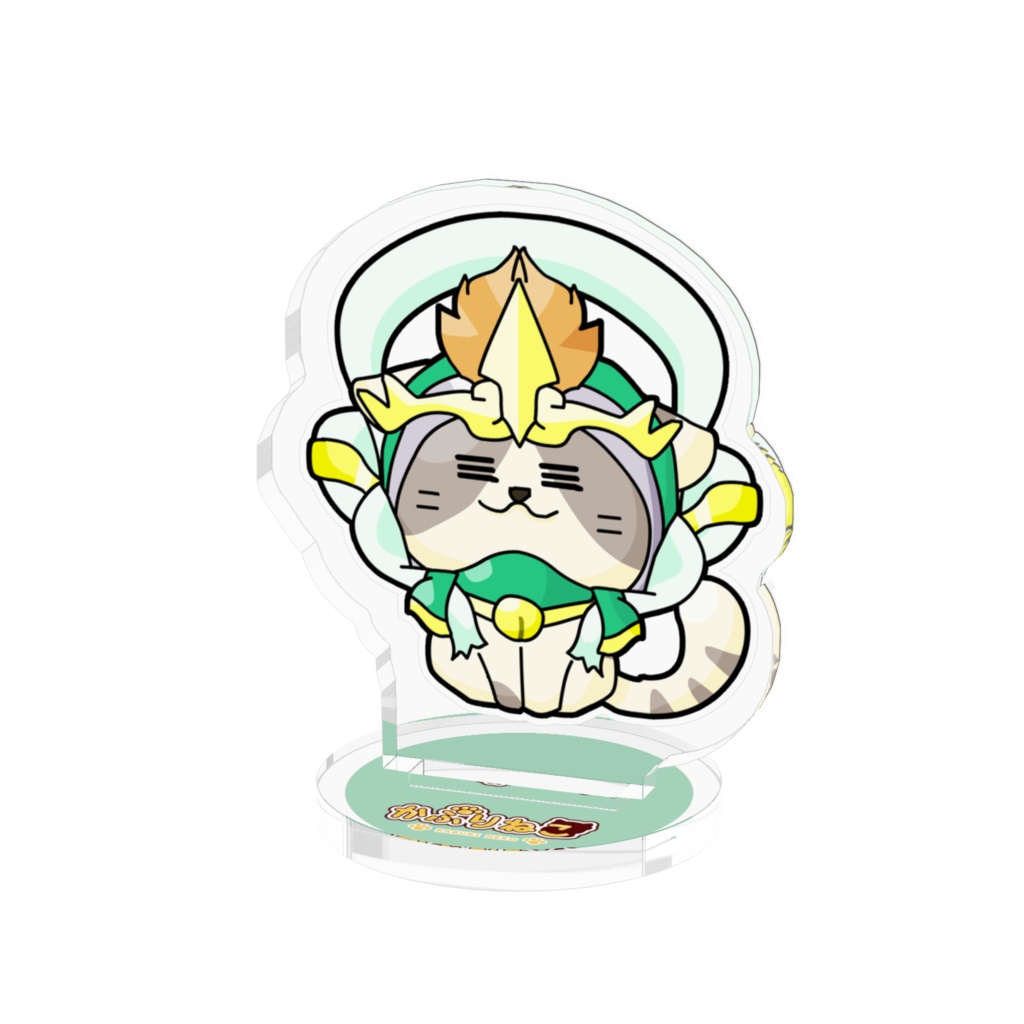 かぶりねこシリーズ【ねこフウジン】アクリルフィギュア