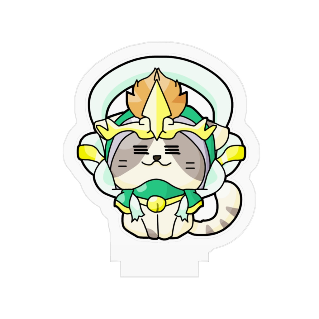 かぶりねこシリーズ【ねこフウジン】アクリルフィギュア