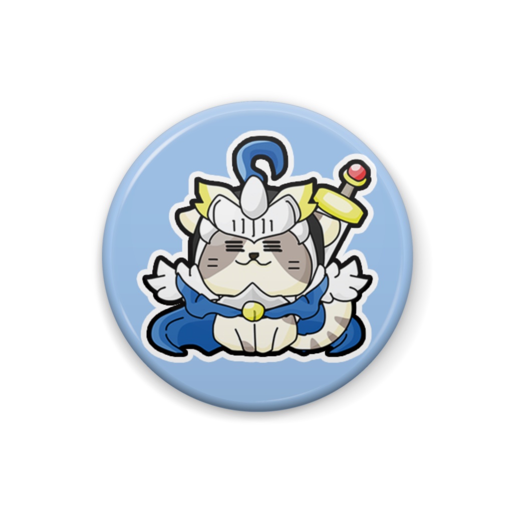 かぶりねこシリーズ【ねこヒーロー】缶バッジ