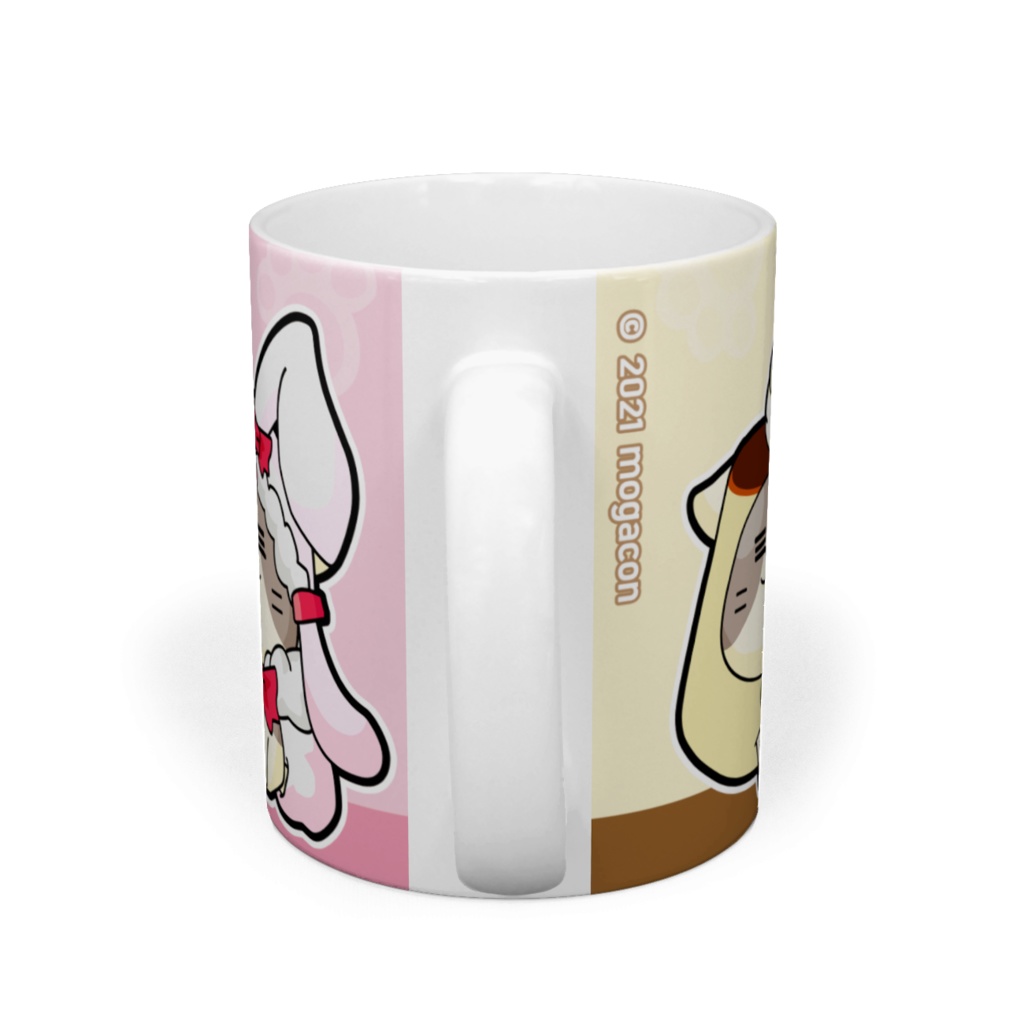 【ねこウサギ/ねこプリン】マグカップ