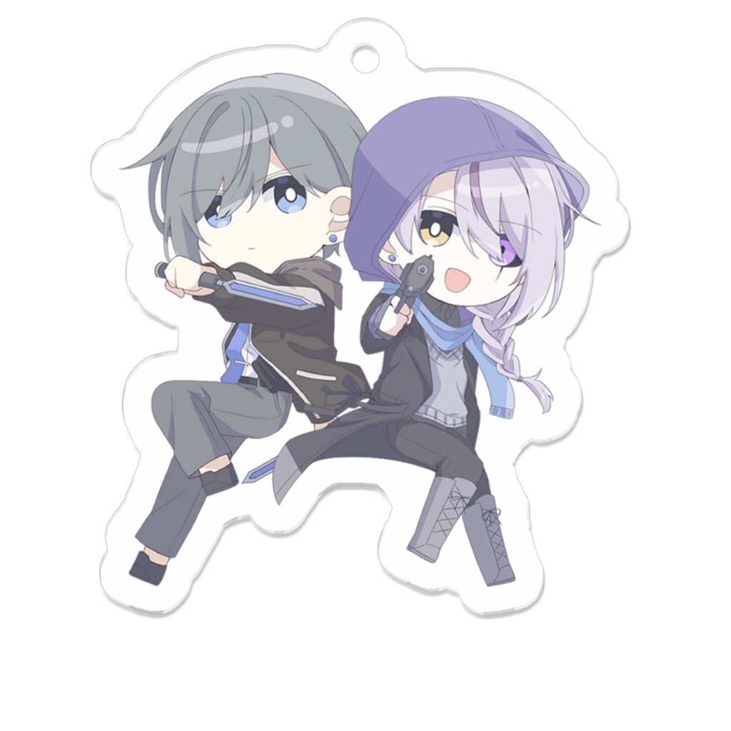 アクリルキーホルダー デフォルメ