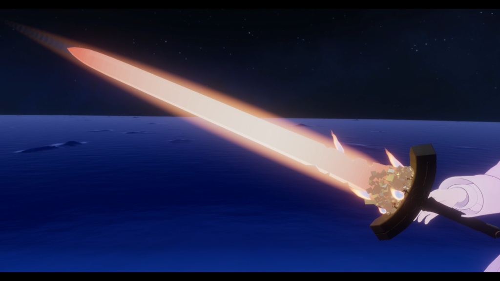 【VRChat想定&MA設定済み】星に託されし灯火の剣(グランド・カリバーン)