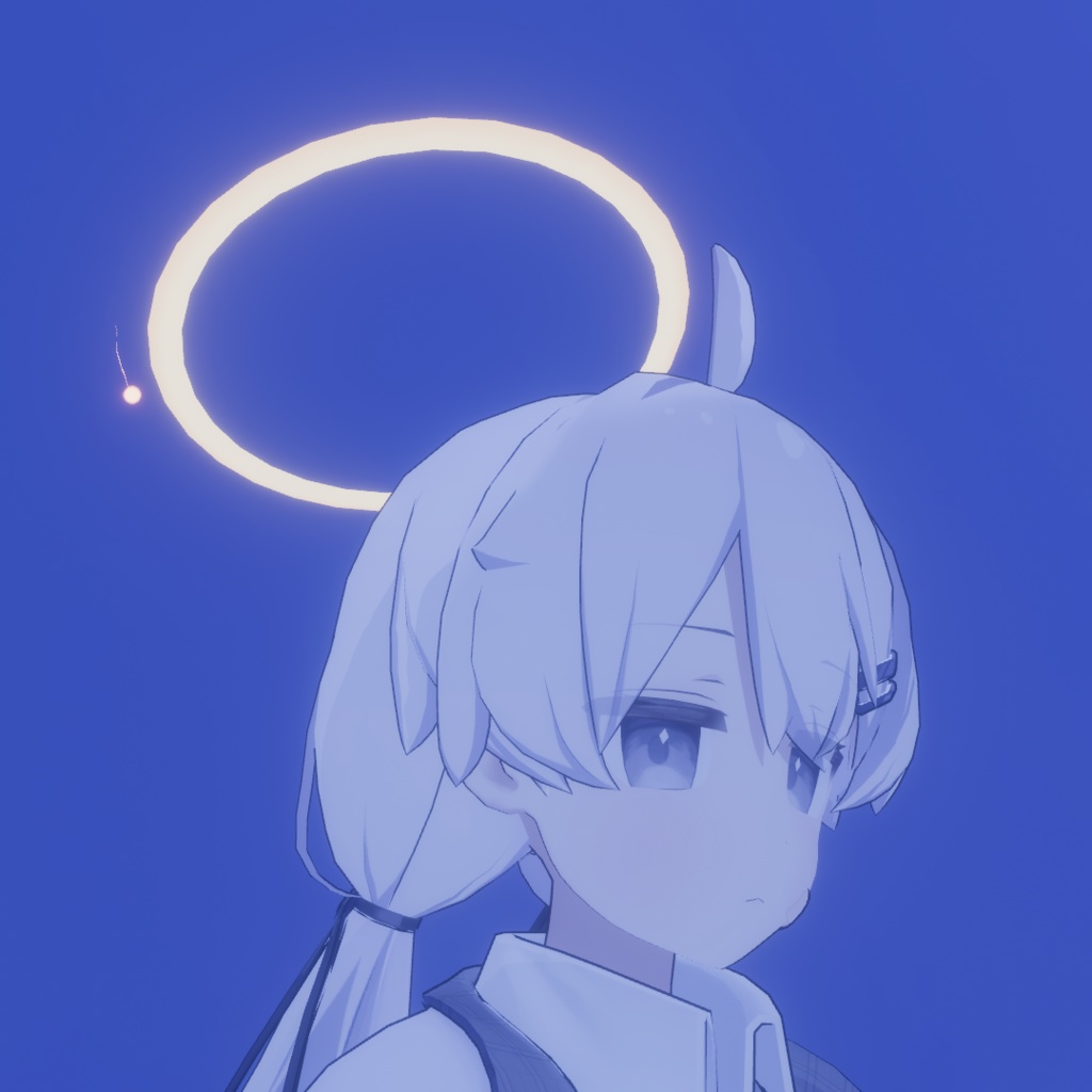 【VRChat想定&MA設定済み】 第二の器(ヘイローアクセサリー)