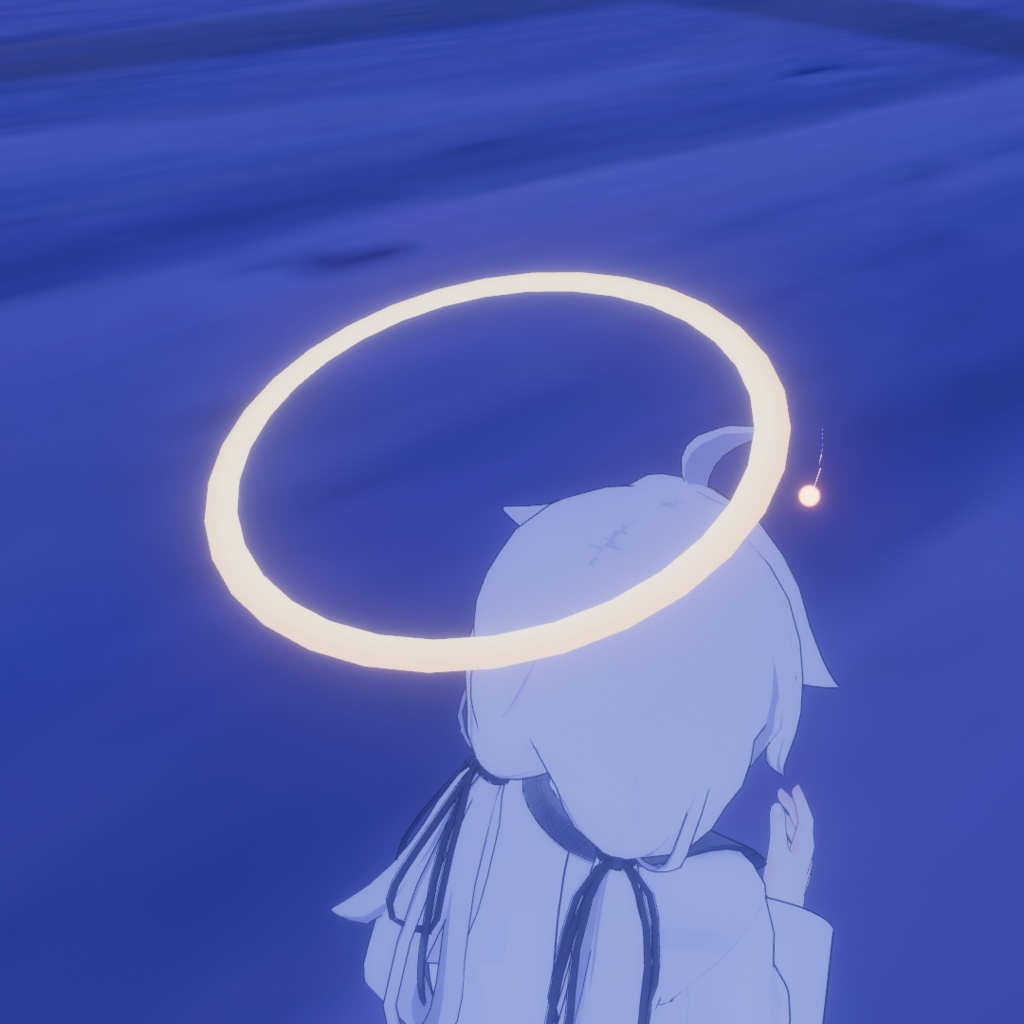 【VRChat想定&MA設定済み】 第二の器(ヘイローアクセサリー)