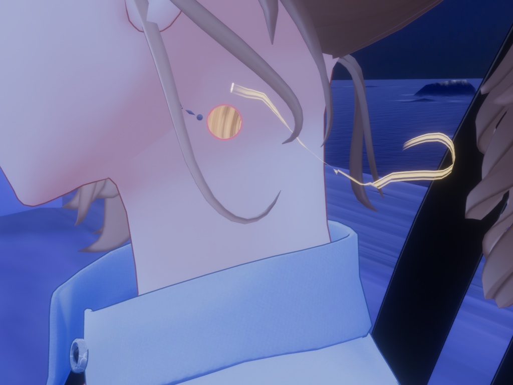 【VRC想定&MA対応済み】土星型惑星アクセサリー (Jovin_Planet_Accessory)