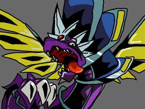 絶対神怒る蛇ムシュフシュ缶バッジ