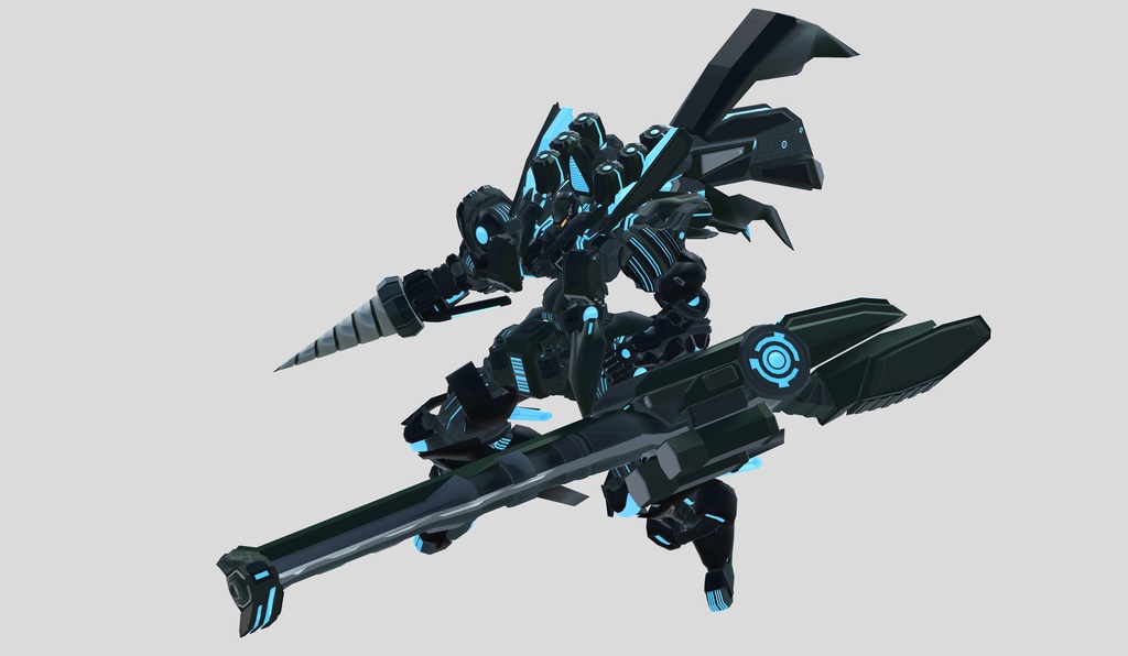 メカパーツアセット『サウリア・フロントライン』