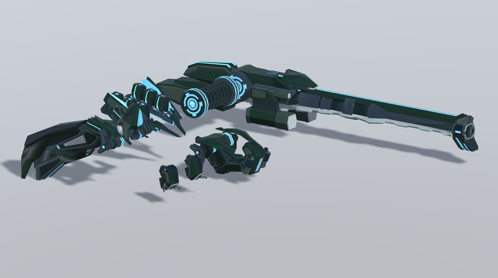 メカパーツアセット『サウリア・フロントライン』