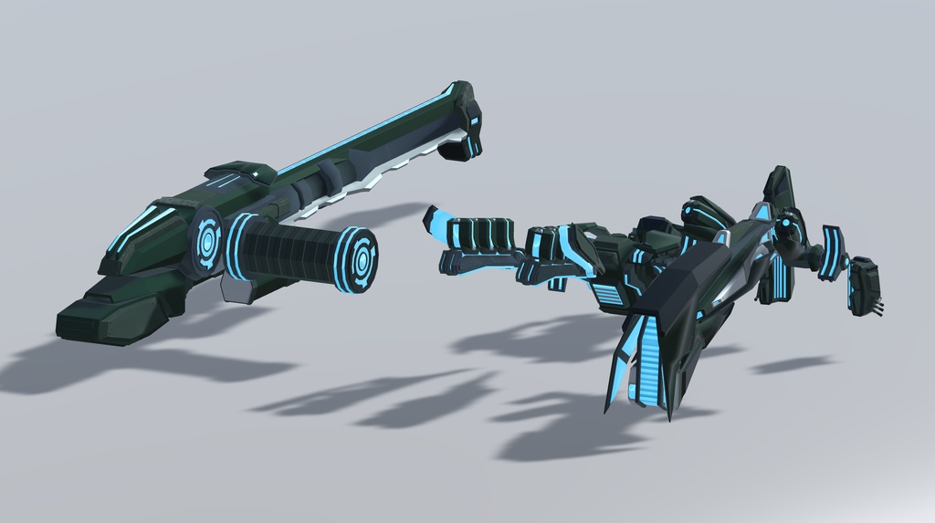 メカパーツアセット『サウリア・フロントライン』